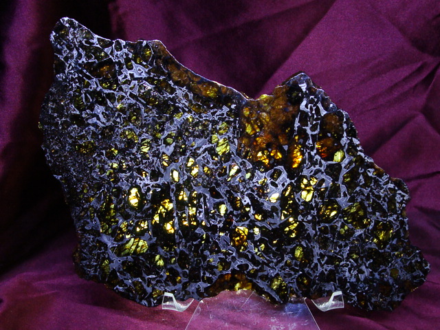 Admire Pallasite Meteorite Slice - 432 grams