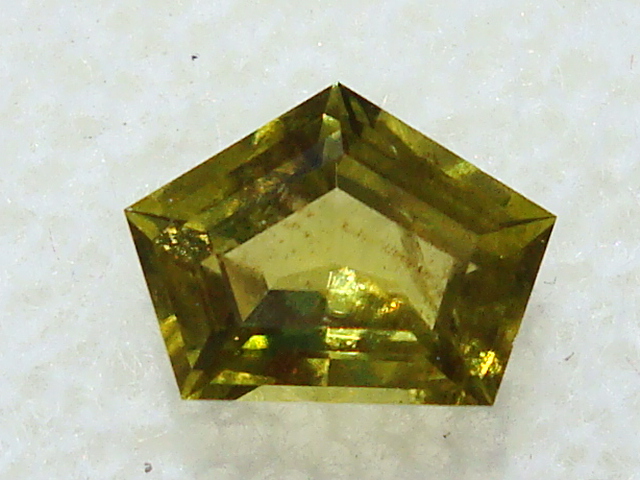 Faceted Admire Meteorite Peridot - .70cts