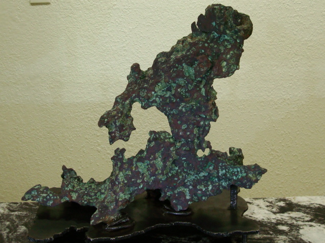 "The Scorpion King" - Natural Copper Vein Sculpture