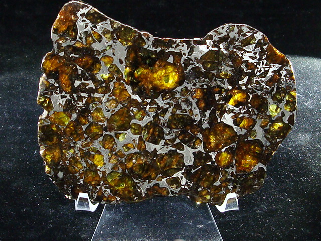 Admire Pallasite Meteorite Slice - 96.9 gms