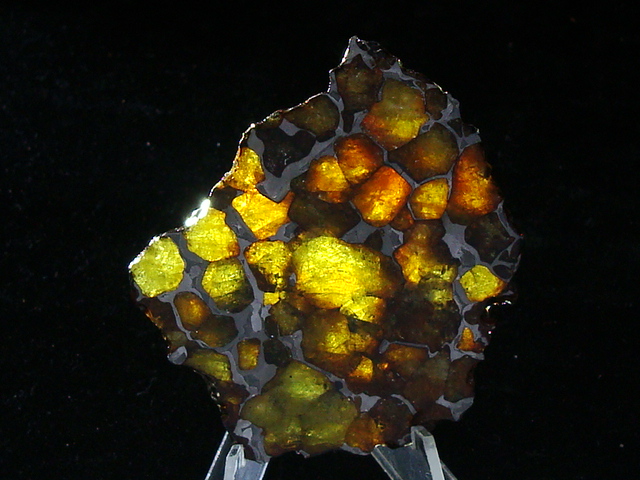 Imilac Pallasite Meteorite Slice - 28.8 gms
