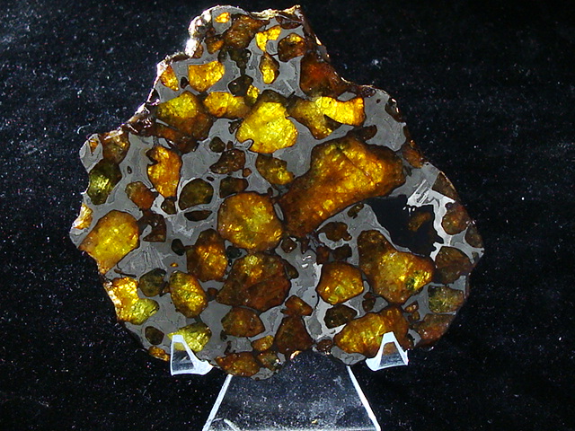 Imilac Pallasite Meteorite Slice - 45.8 gms