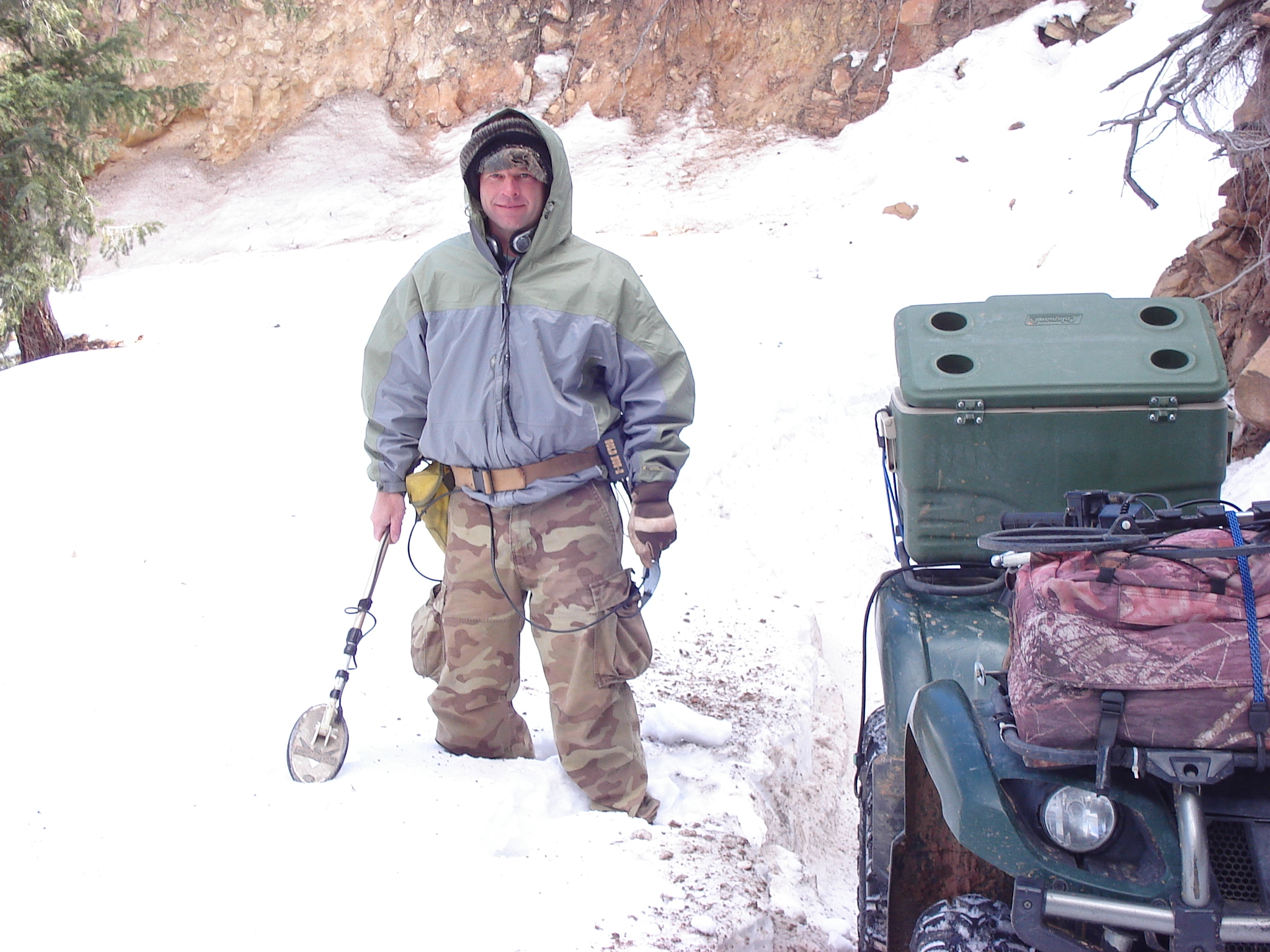 Keith hunting in the snow at Glorieta Mountian!