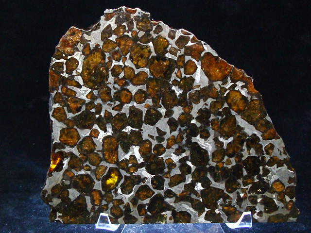 Quijingue Pallasite Meteorite Slice - 514.9 gms